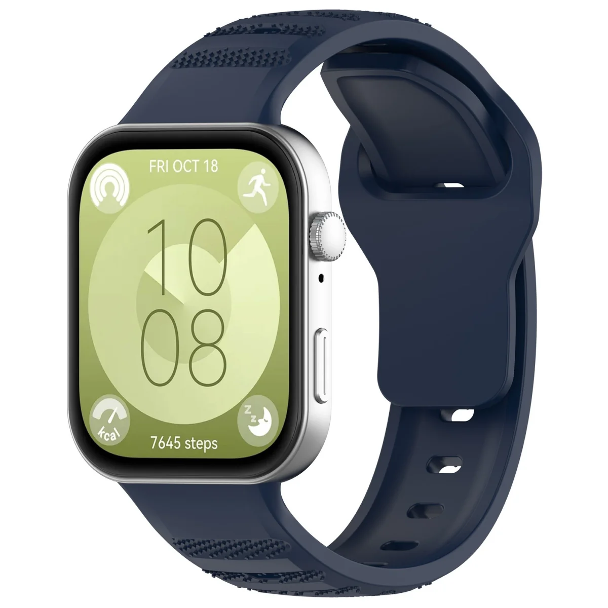 BStrap Silicone remienok na Huawei Watch Fit 3, darkblue