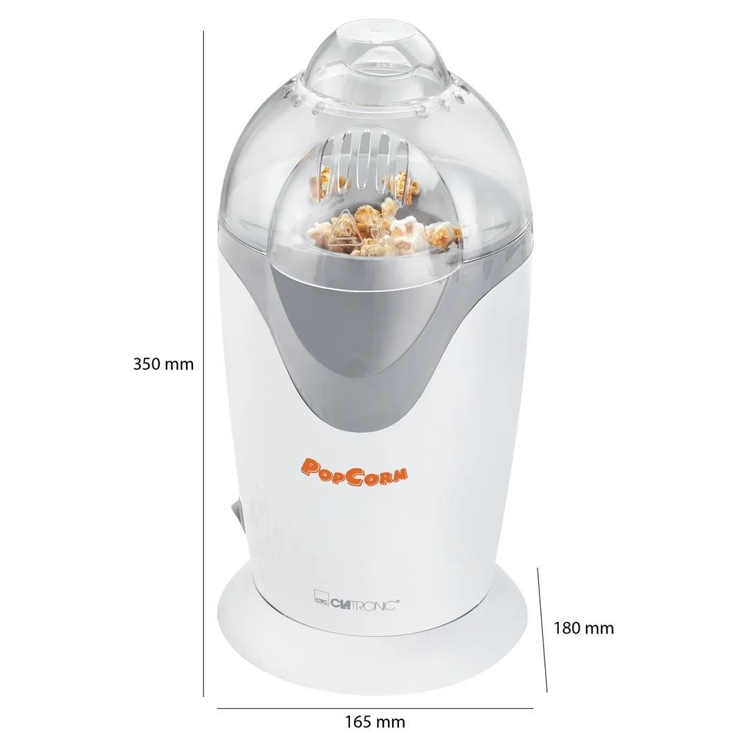 Clatronic PM 3635 popcornovač 1200 W, príprava horúcim vzduchom