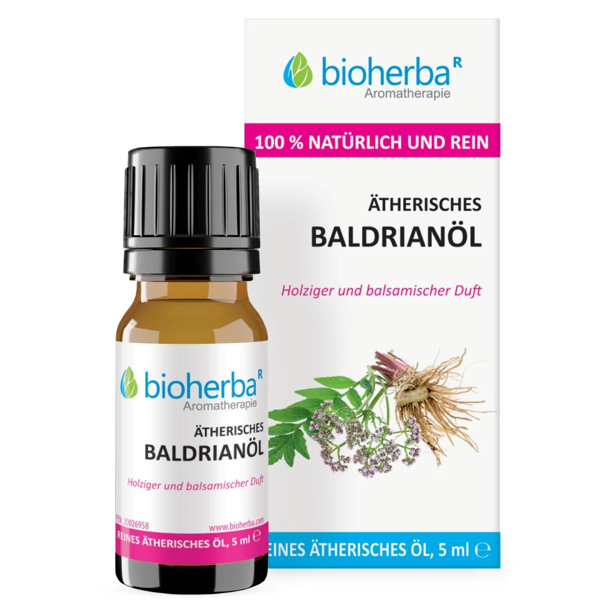 Esenciálny olej valeriána – 5 ml – Bioherba