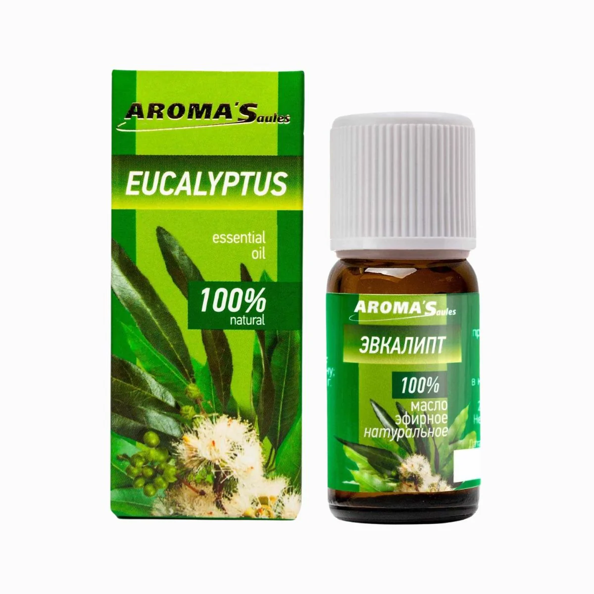 Esenciálny olej Eukalyptus - 10 ml - Aroma'Saules