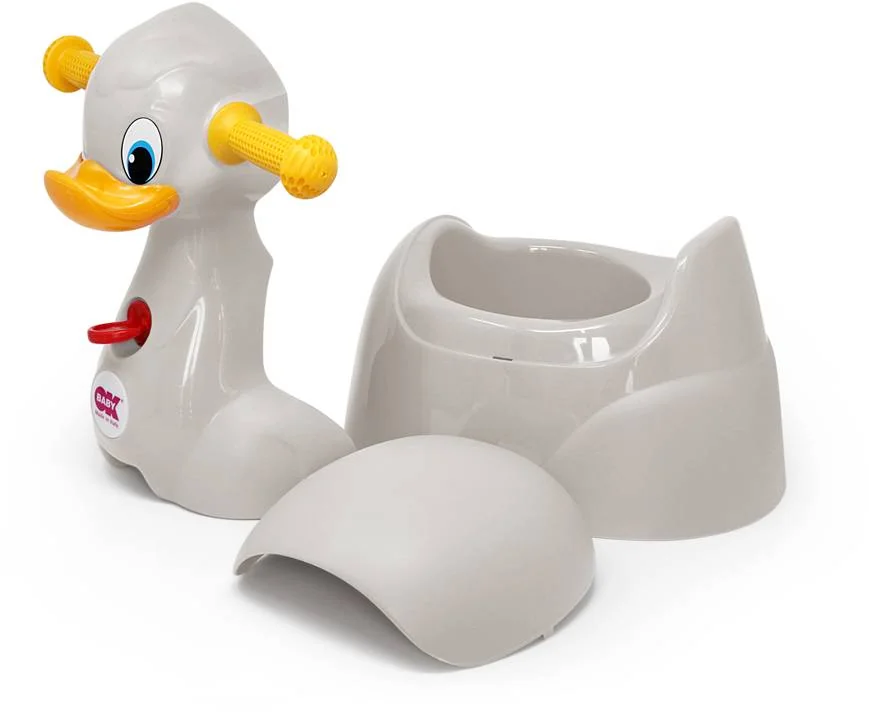 OK BABY Nočník Quack grey 1×1 ks, nočník