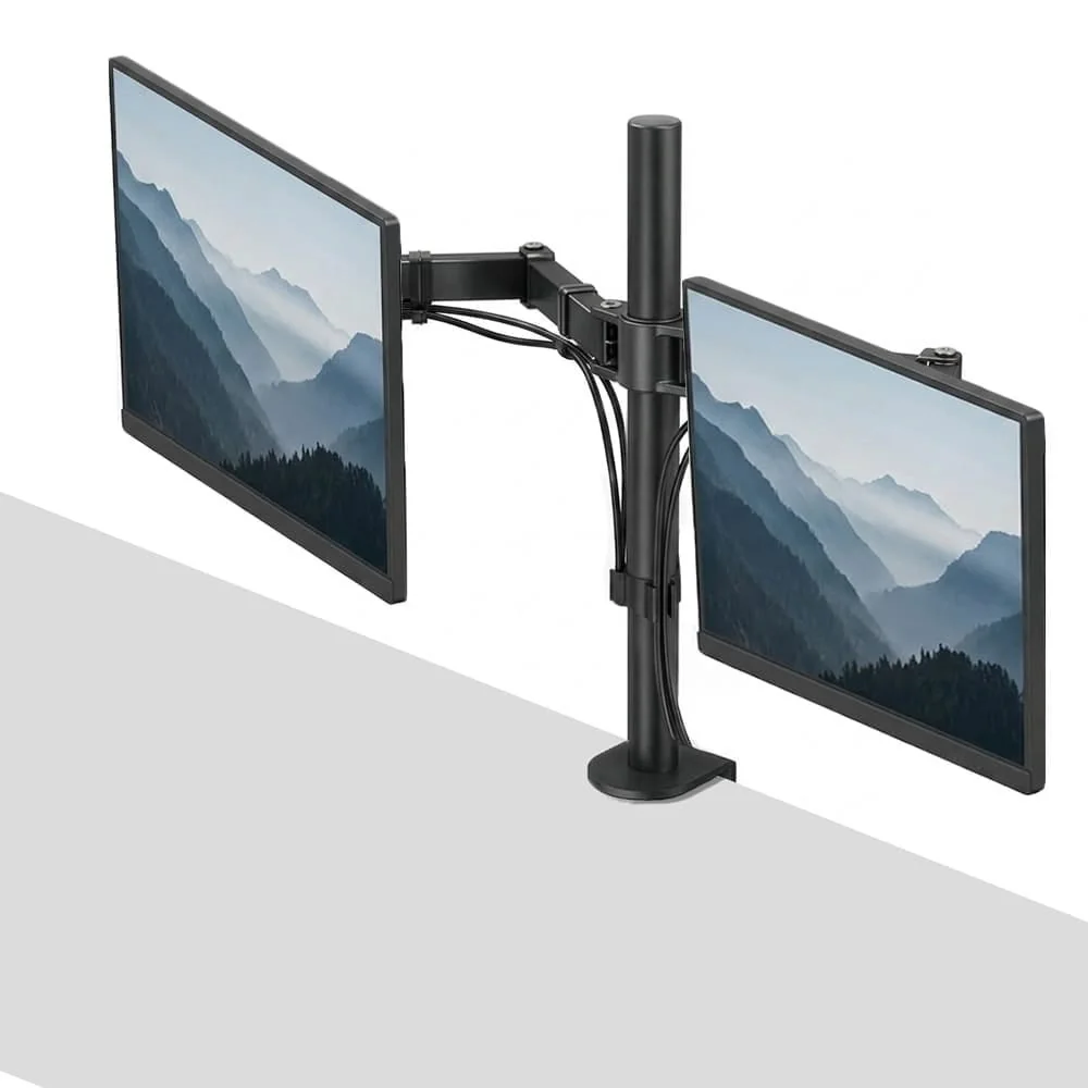 MG FlexArm univerzálny držiak na 2 monitory 10-27'' čierny
