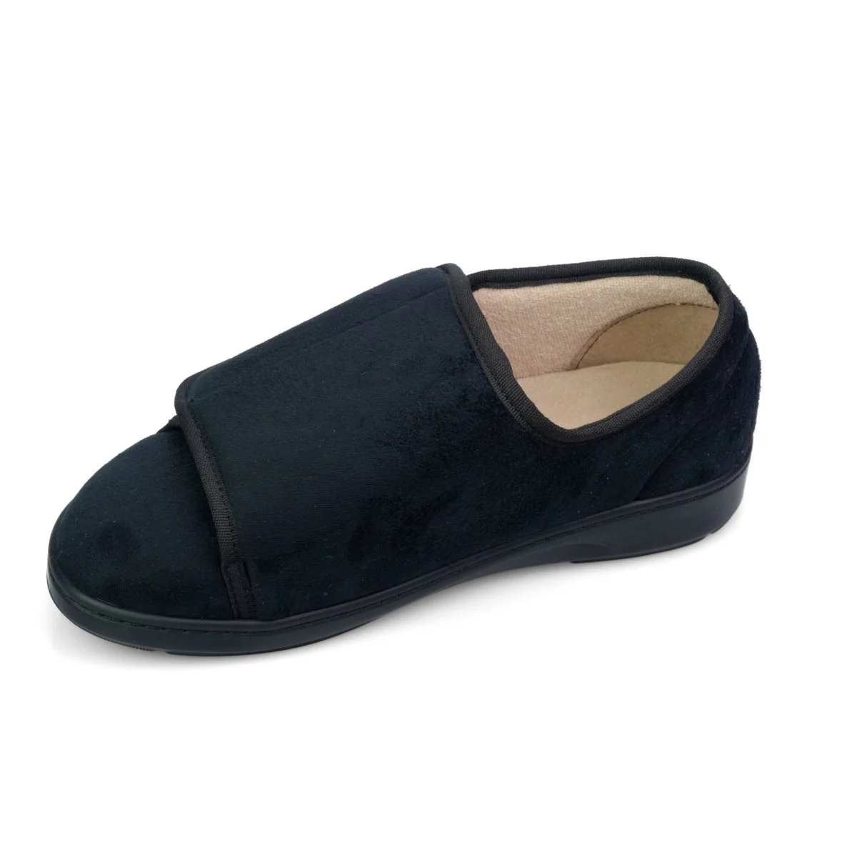 Zdravotná obuv ARRABIDA pre opuchnuté nohy zateplená unisex, čierna, veľkost: 37