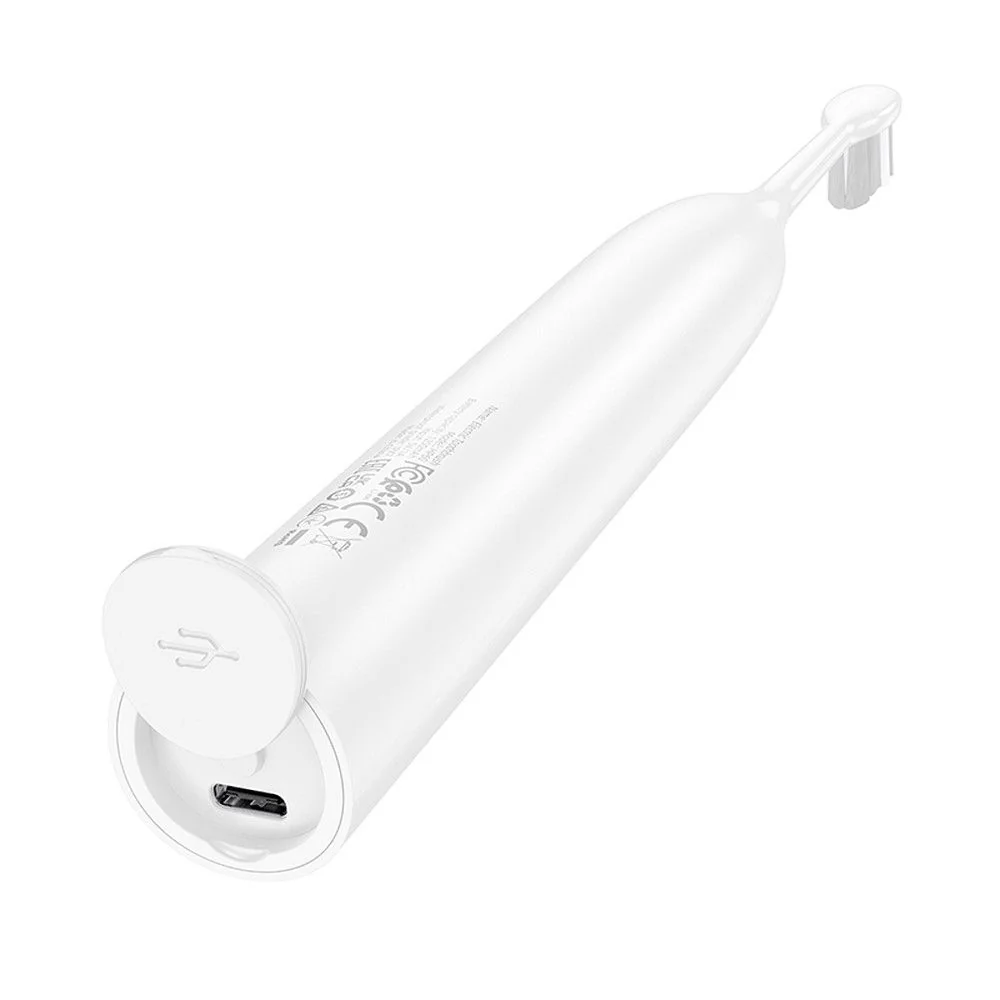 Elektrická zubná kefka s 5 režimami, biela