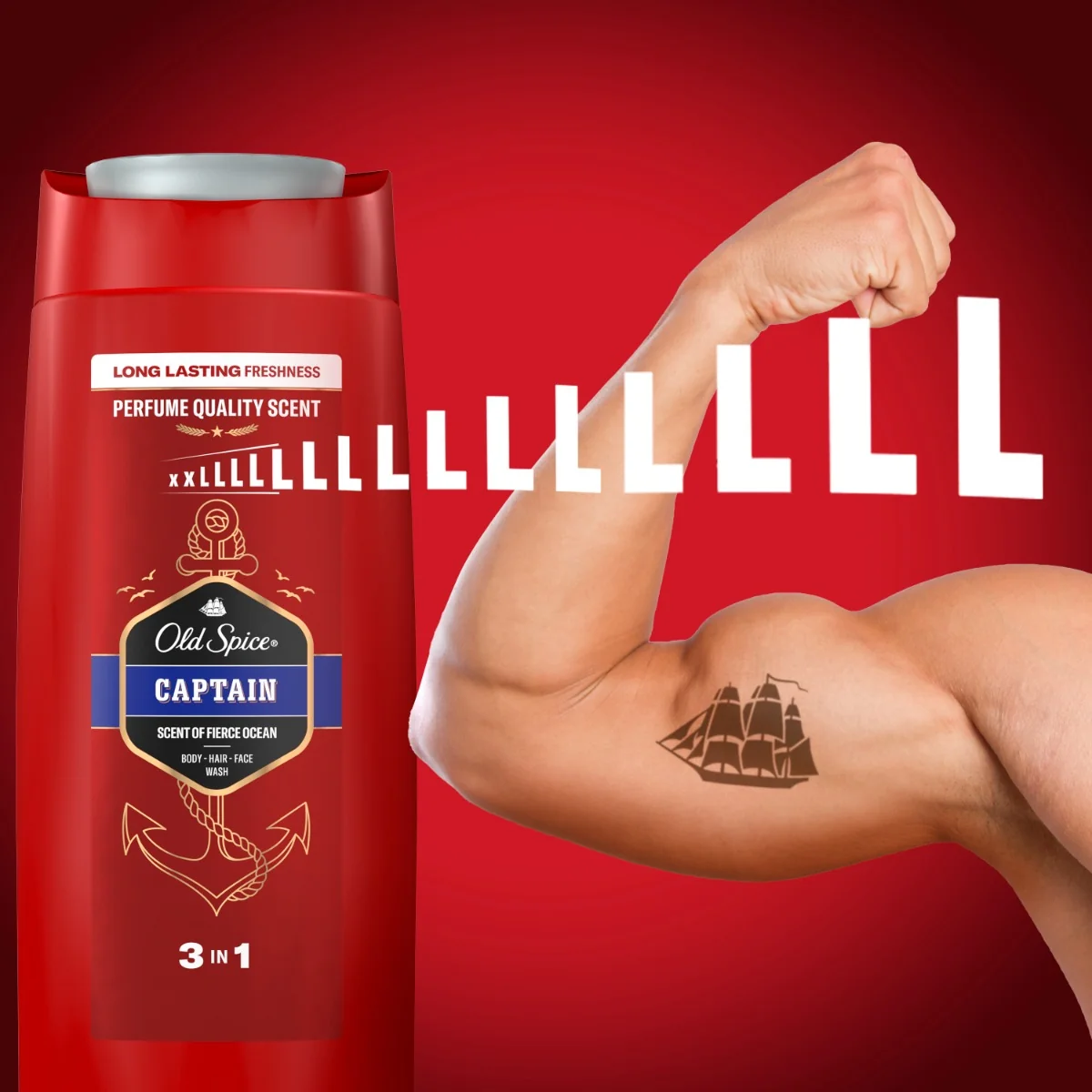 OLD SPICE SG CAPTAIN 1×675 ml, sprchový gél