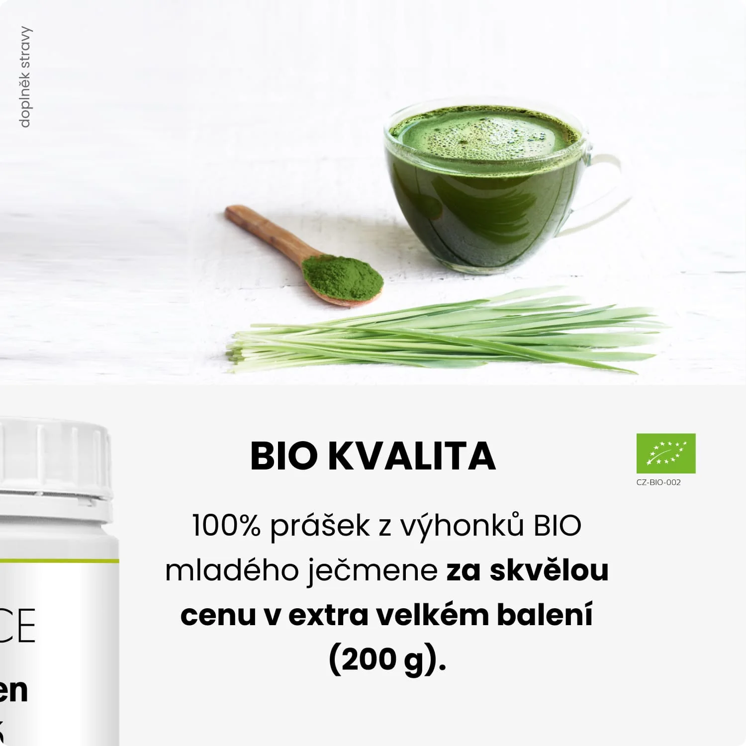 ADVANCE Jačmeň BIO 200 g 1×200 g, výživový doplnok