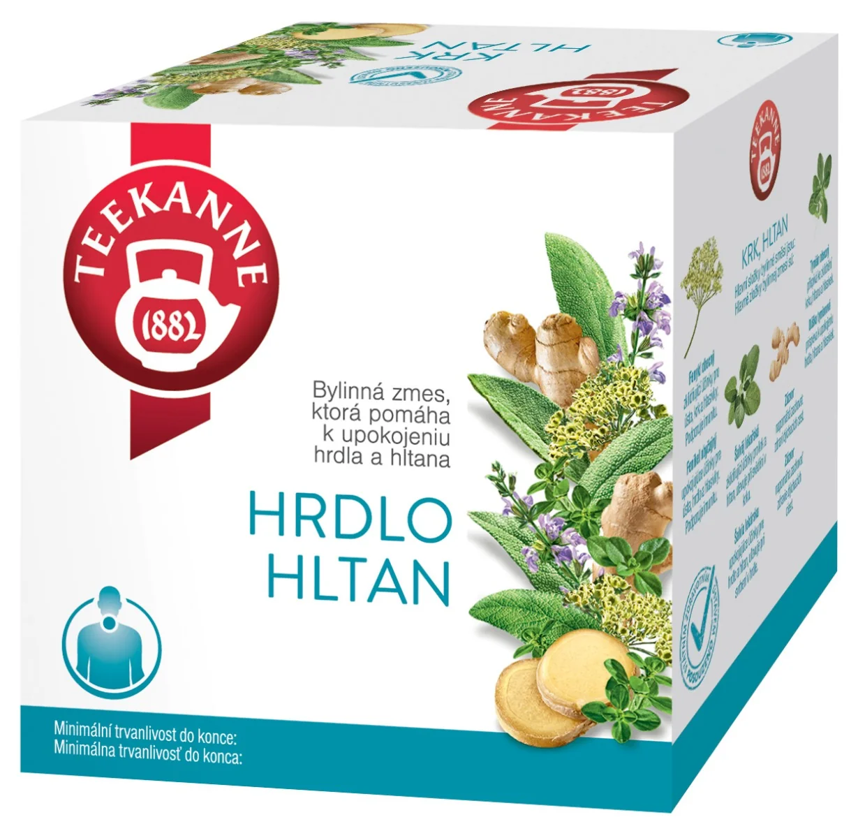 TEEKANNE HRDLO HLTAN, bylinný čaj 200 g