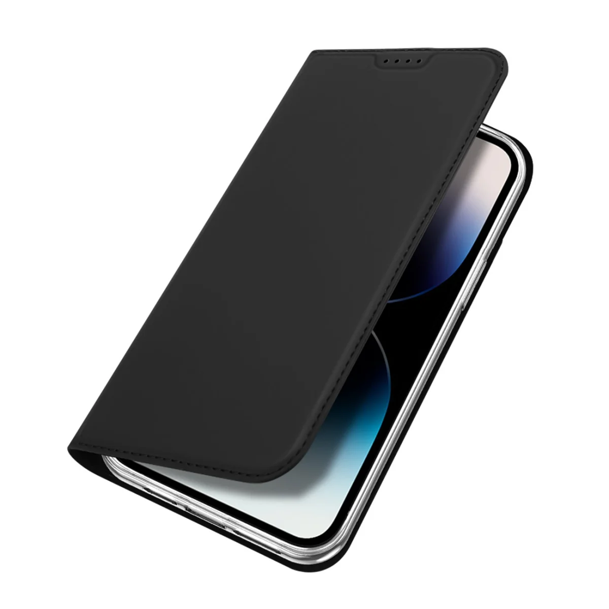 Dux Ducis Skin Pro knižkové puzdro na iPhone 15 Pro, čierne