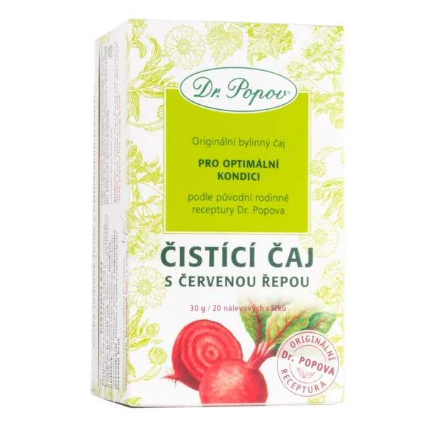 Dr. Popov Čistící čaj s červenou repou 30 g