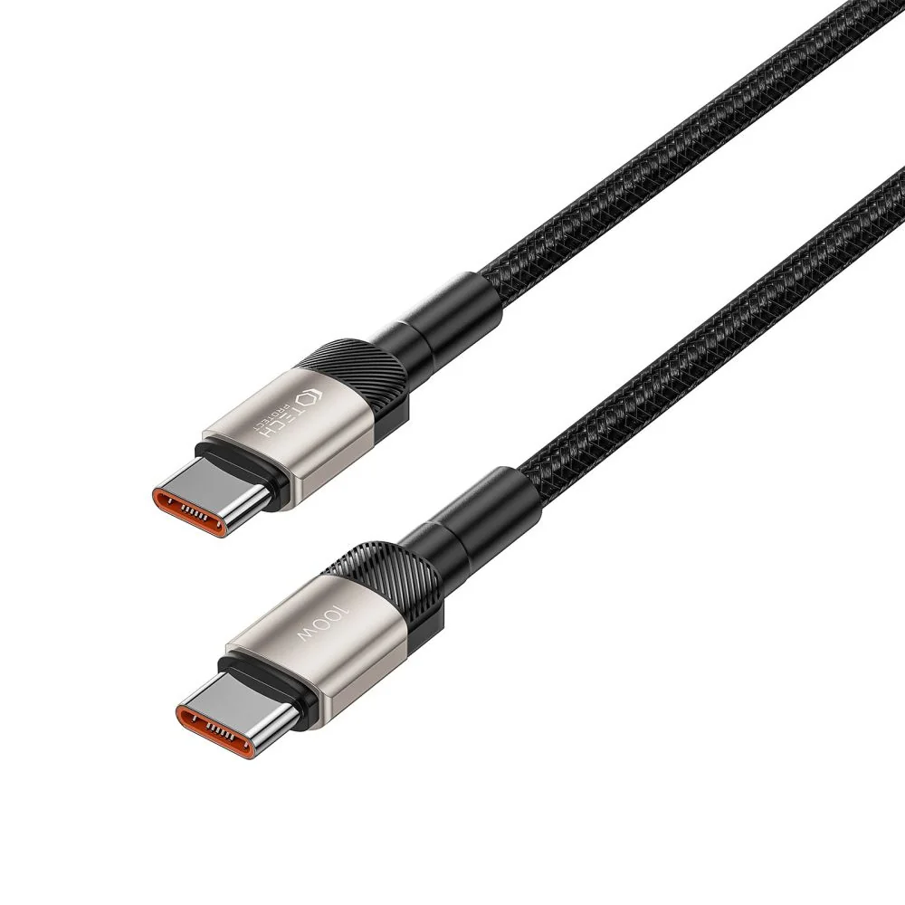 Tech-Protect Ultraboost Evo kábel USB-C / USB-C PD 100W 5A 2m, titanium m