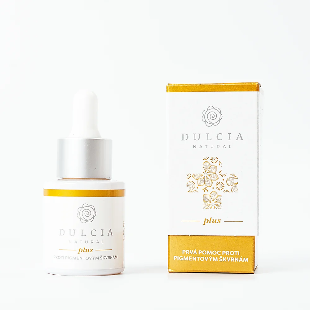 Dulcia natural - Plus - Prvá pomoc proti pigmentovým škvrnám Plus - First aid against pigment spots