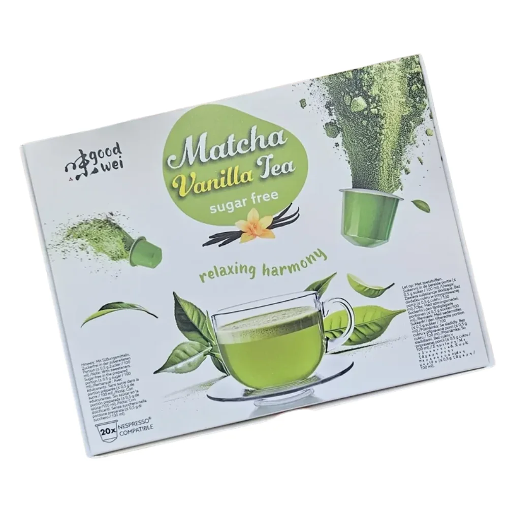 Kapsule Matcha Vanilla Tea, kompatibilné s Nespresso® 20 ks