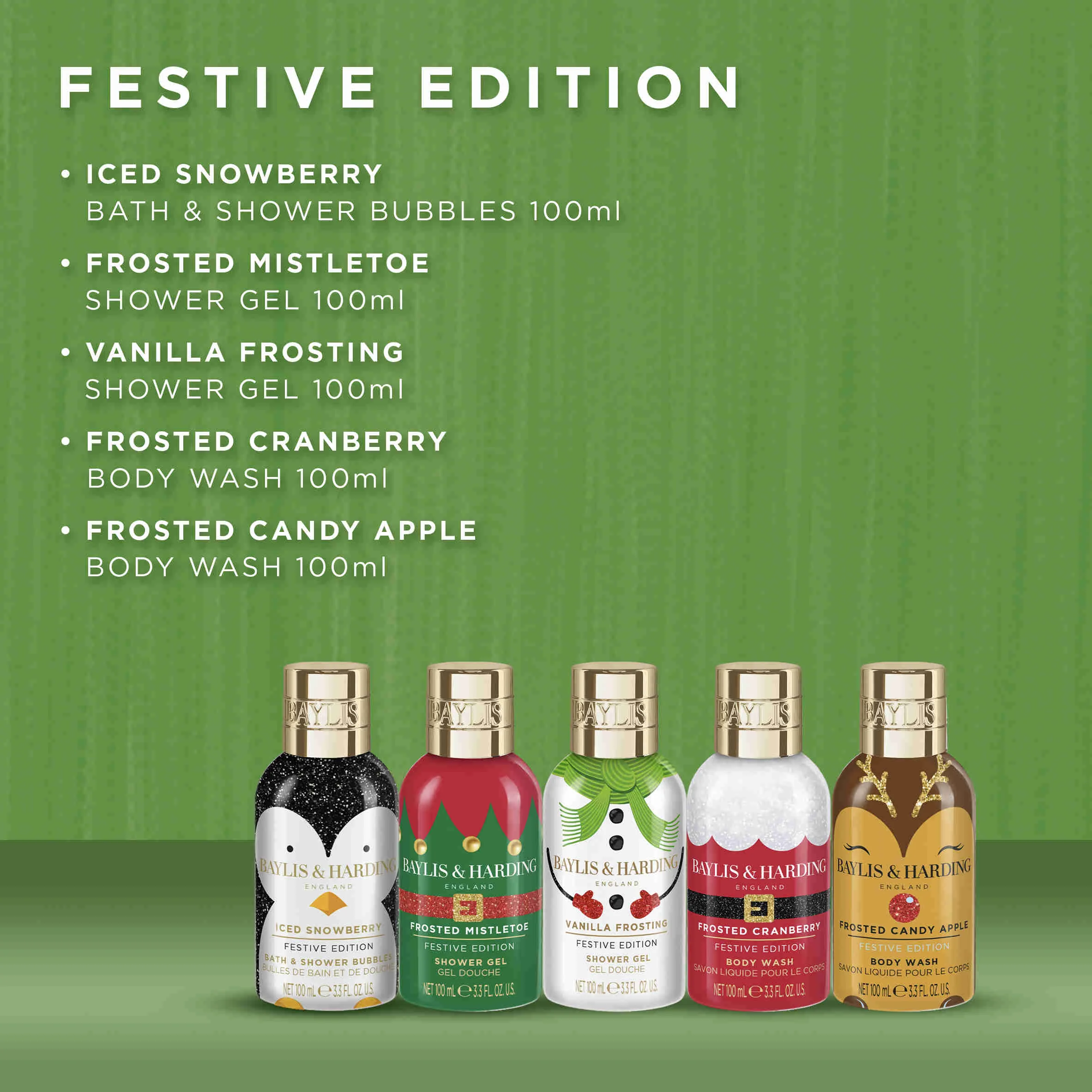 Baylis & Harding Mini darčeková sada Festive Friends 5 ks