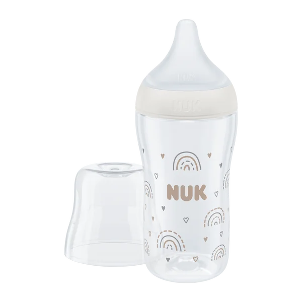 NUK Perfect Match flaša sklo s kontrolou teploty 230 ml 1×1 ks, dojčenská fľaša
