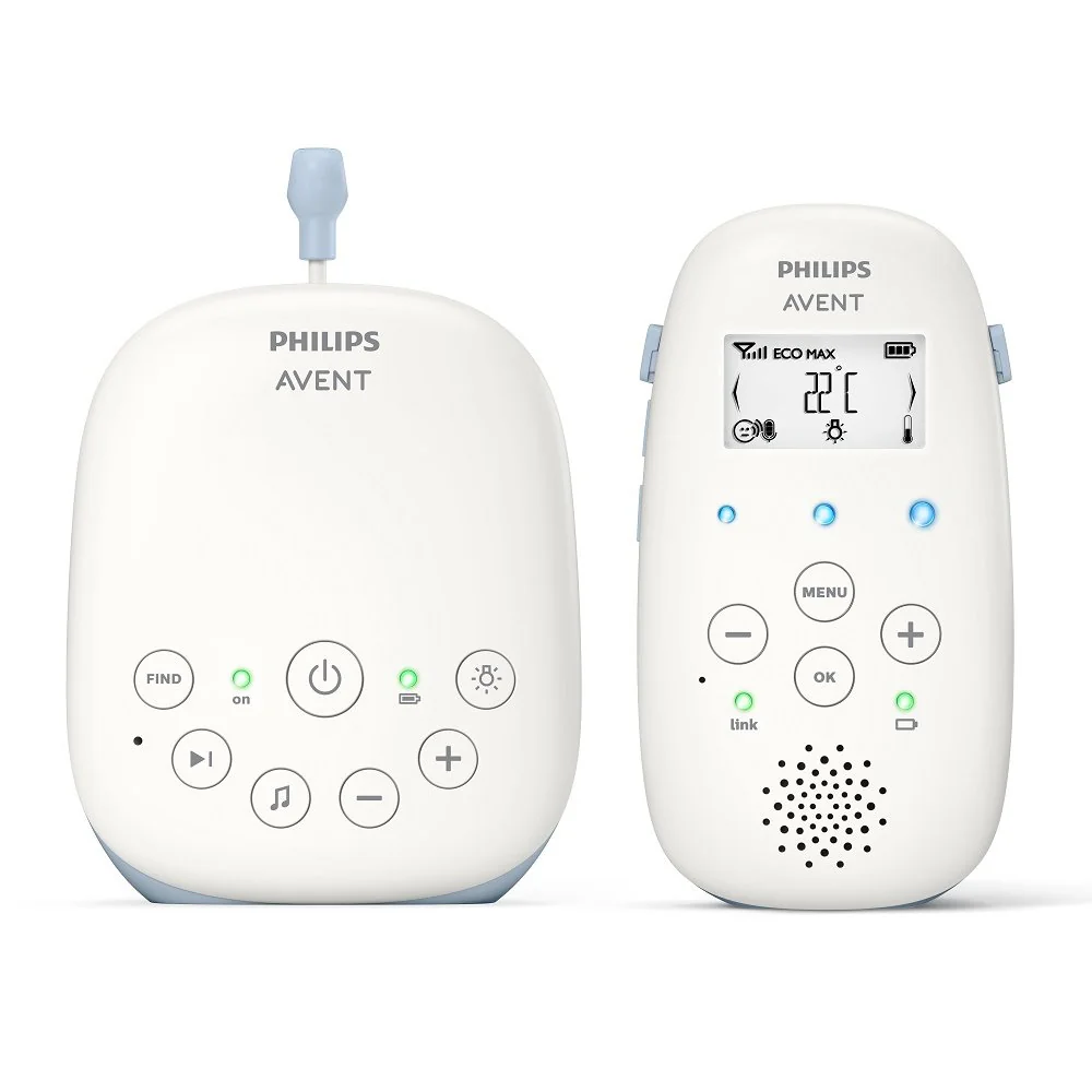 Digitálna detská opatrovateľka Avent Baby DECT SCD715/52