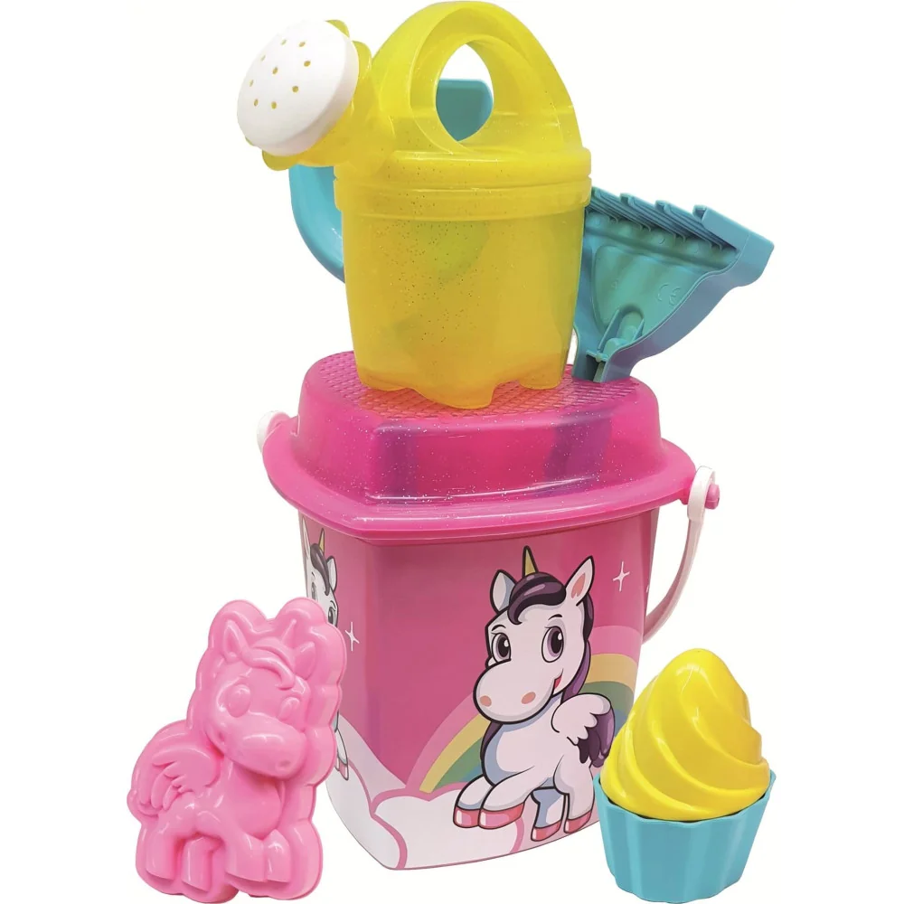 Vedierko Androni set do piesku Jednorožec 17,5cm-Androni