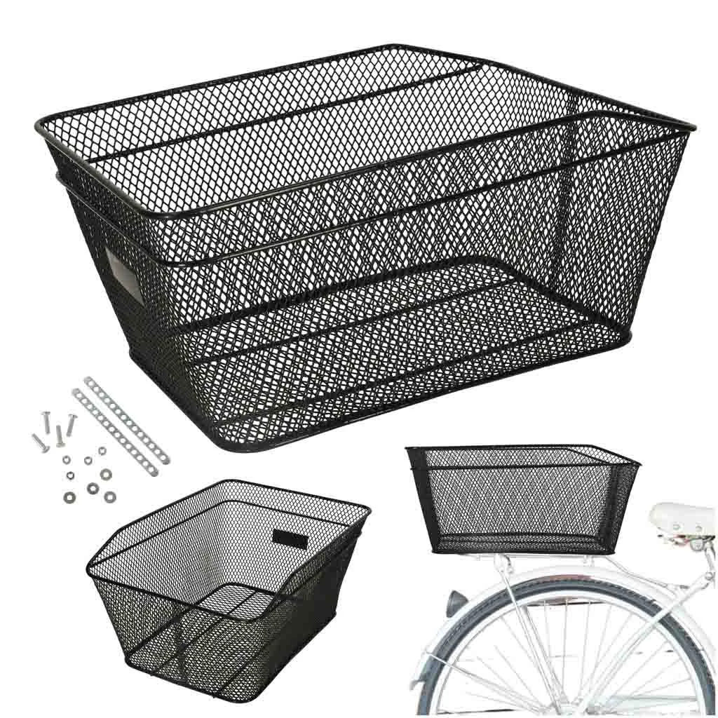 Kovový košík na bicykel – zadný nosič, nosnosť 25 kg