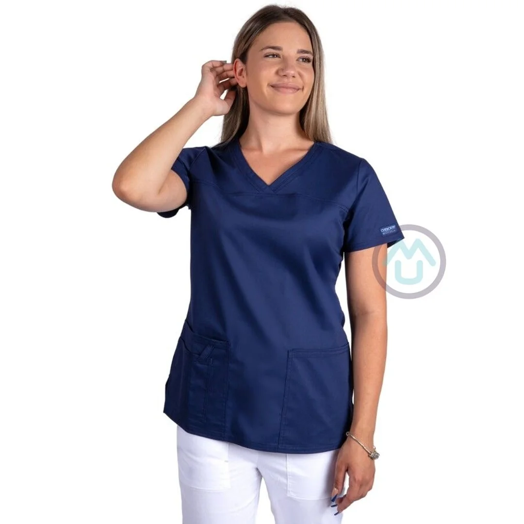 Pracovná blúza FIT - námornícka modrá S