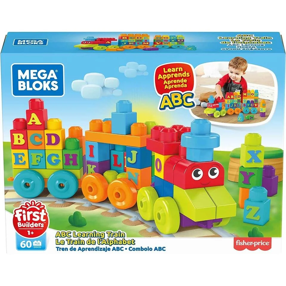 Fisher-Price Mega bloks Vláčik ABC 60ks