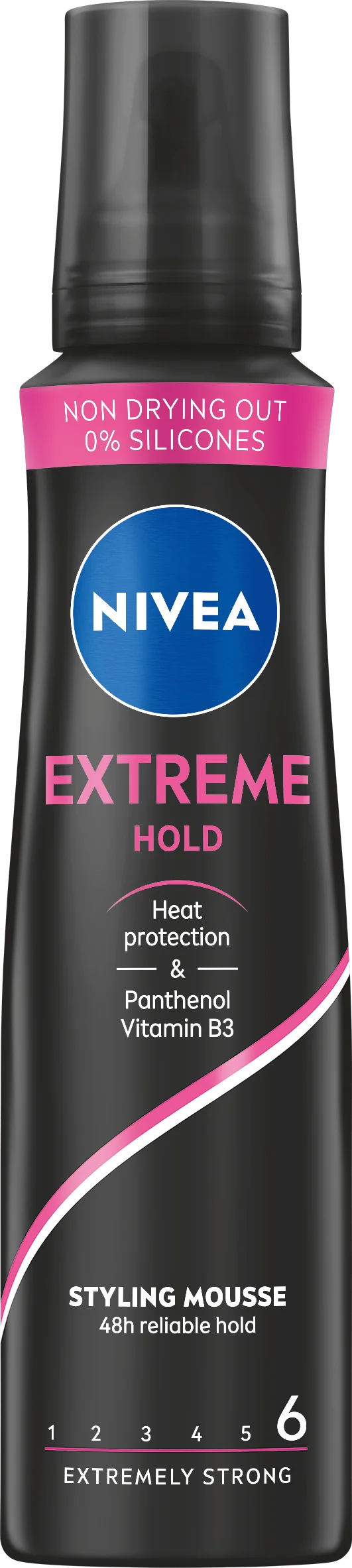 Nivea penové tužidlo Extreme Hold 1×150 ml, penové tužidlo