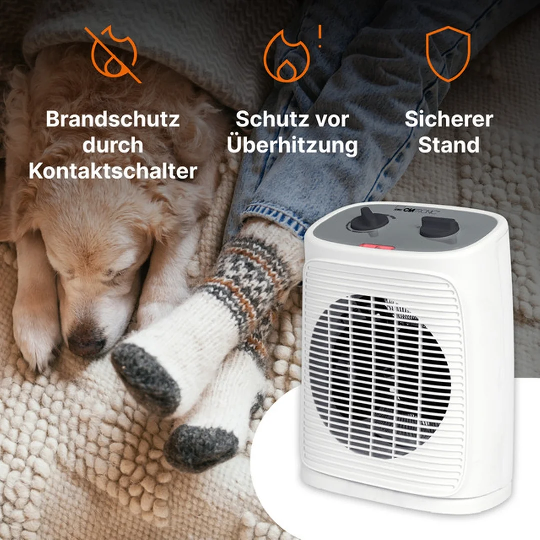 Clatronic HL 3800 teplovzdušný ventilátor 2000 W
