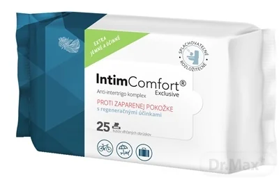 INTIMComfort Vlhčené obrúsky multipack 1×25 ks, vlhčené obrúsky