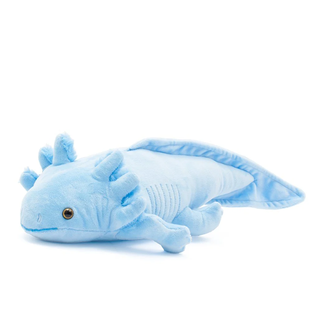 Plyšová hračka Axolotl Baby Mix 45 cm modrá 