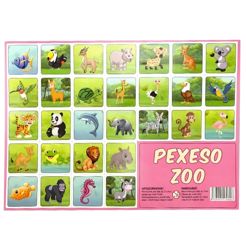 Pexeso ZOO kreslené , 9H2435