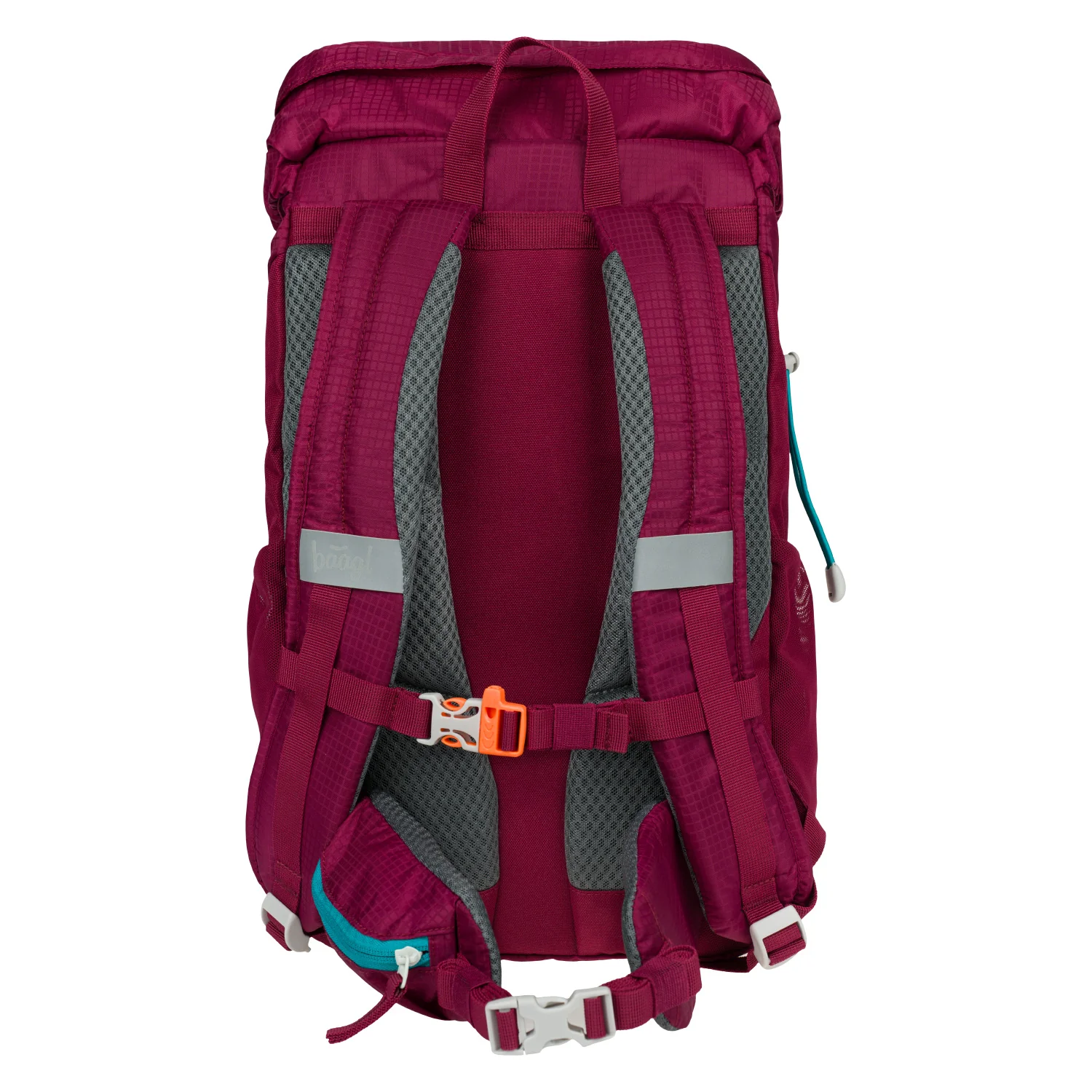 Baagl Batoh Tracker Roj 14 l vínový detský outdoorový 20L odolný materiál