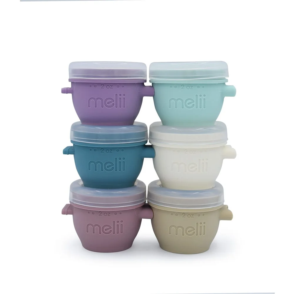 Silikónové kelímky na potraviny Snap&Go 59 ml, 6 ks silikón, stohovateľné