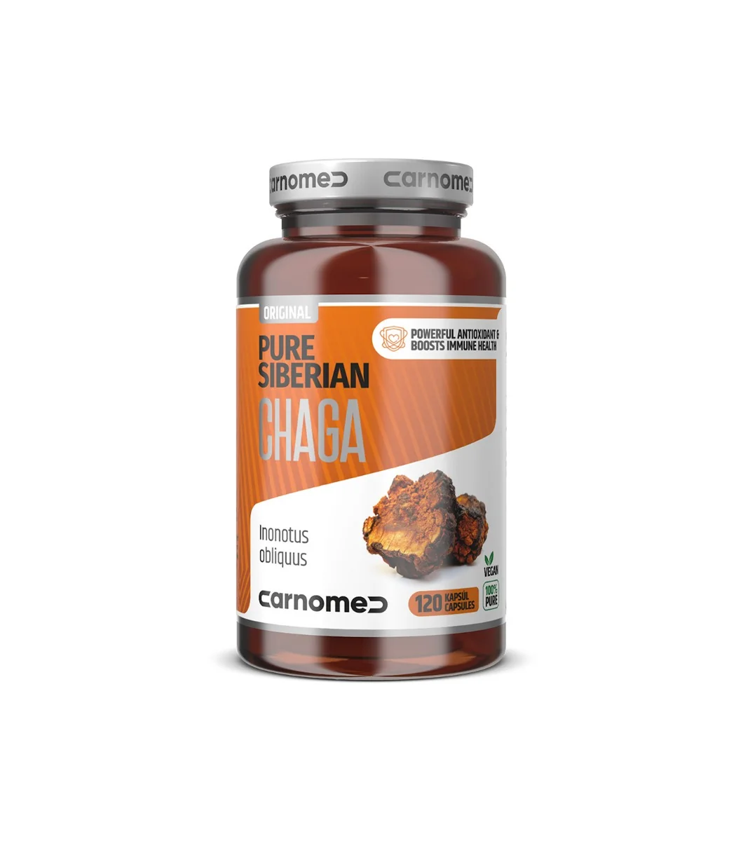 Carnomed Pure Siberian CHAGA 500mg 120 cps
