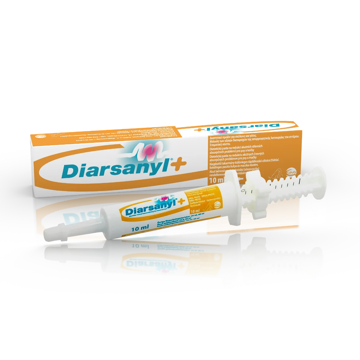 Diarsanyl pasta na akútnu hnačku pre psy a mačky 1×10 ml, pasta pre akútnu hnačku