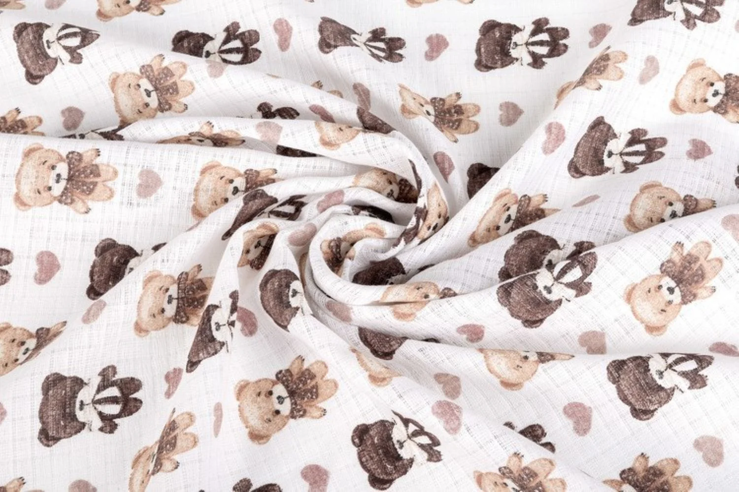 Tetra plienky Basic 70×80 cm Teddy Pink – sada 5 ks, 100% bavlna
