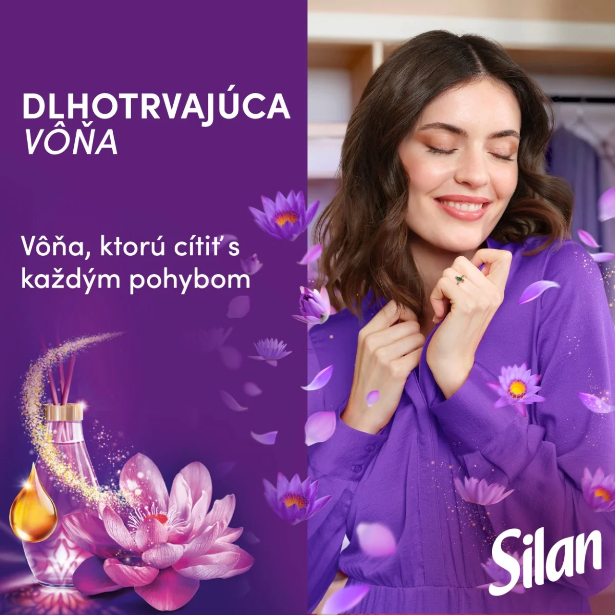 Silan AT aviváž Dreamy Lotus 62 praní, 1364 l 1×1364 ml, aviváž