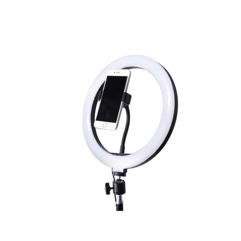 MG Ring Light kruhové LED svetlo + vysoký statív 2.2m, čierne