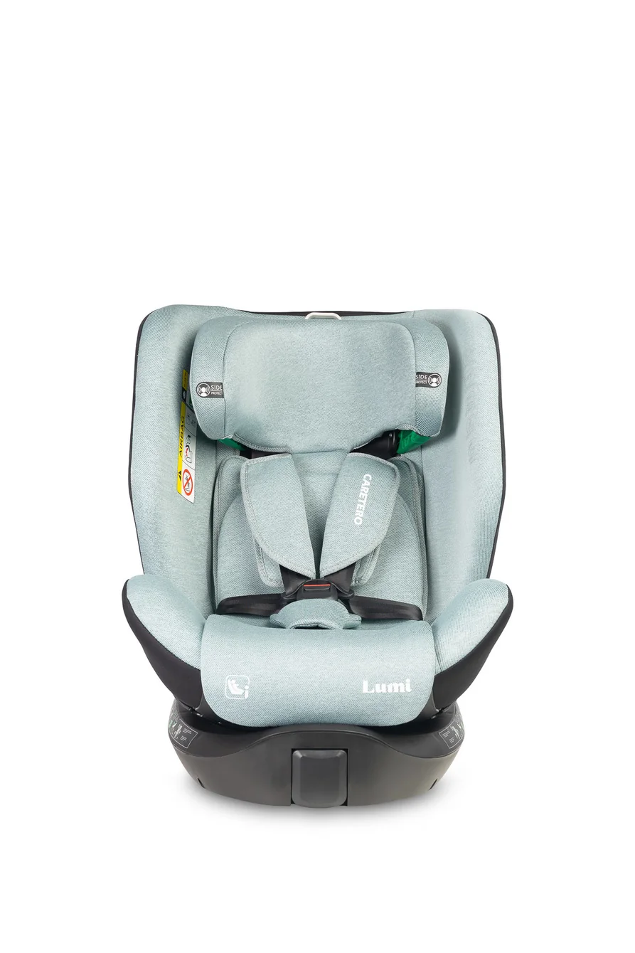 Autosedačka Lumi i-Size 40 - 150 cm, Isofix, 360 °, rastová, od 0m + do 12 rokov - zelená