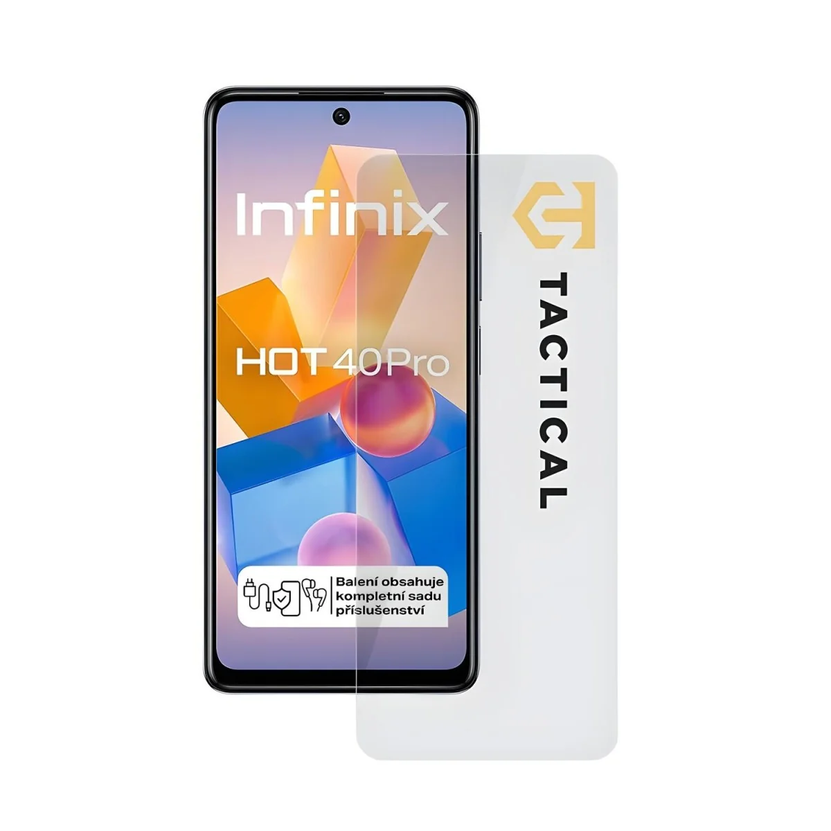 Sklo pre Infinix Hot 40 Pro - Transparentná
