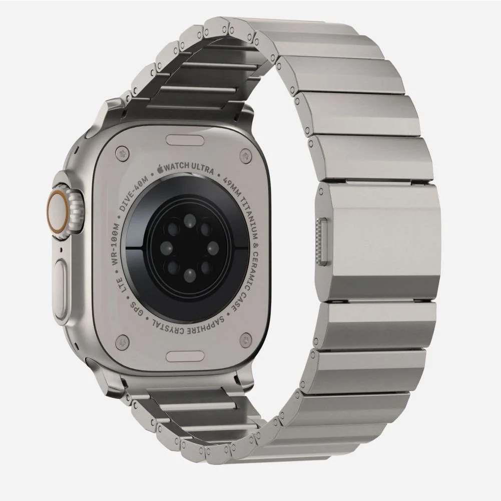 Tech-Protect Steel remienok na Apple Watch 44/45/49mm, titanium