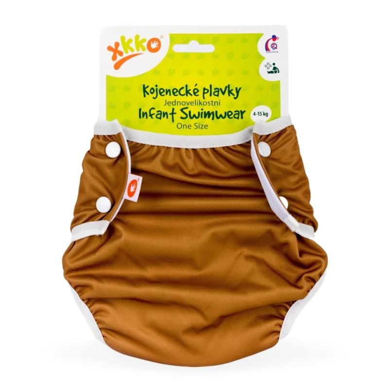 XKKO dojčenské plavky jednoveľkostné Honey Mustard