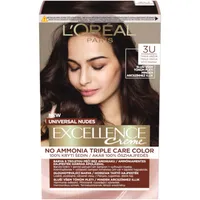 L'Oréal Paris Excellence Creme Universal Nudes permanentná farba na vlasy 3U Tmavá hnedá