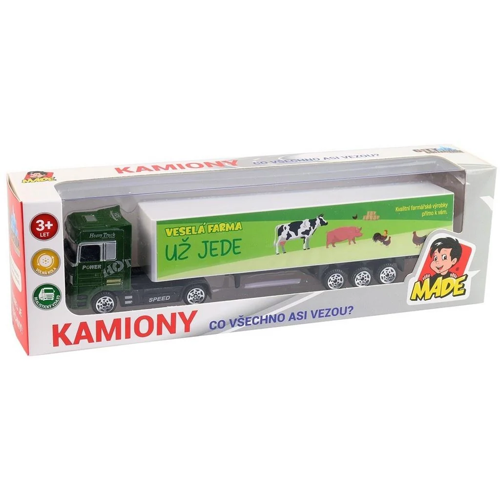 Kamión s českým textom na návese , 290073