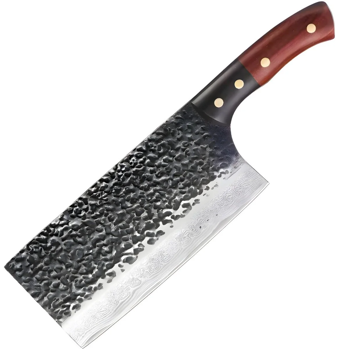 Masívny kuchynský sekáčik typu cleaver Cleaver/Hnedá