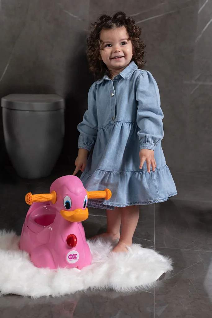 OK BABY Nočník Quack pink 1×1 ks