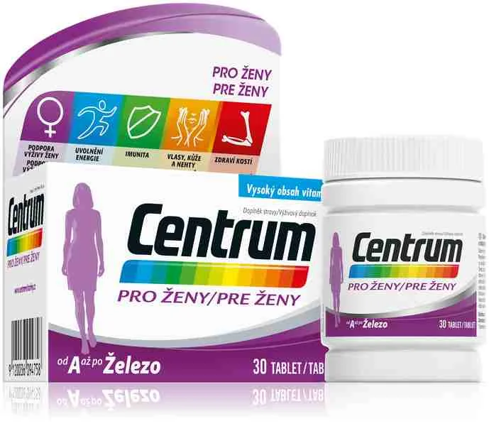 Centrum pre ženy, 30 tablet 1×30 tbl, multivitamín