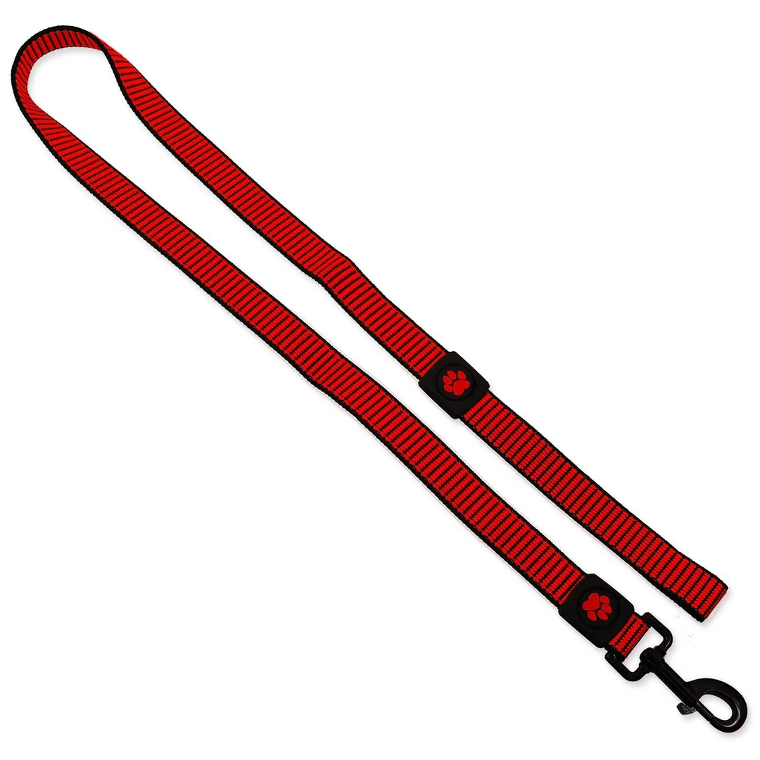 Vodítko Active Dog Strong M červené 2x120cm
