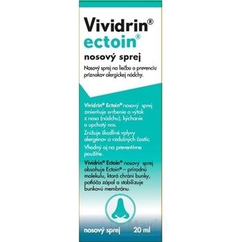 Vividrin ectoin 1×20 ml, nosový sprej