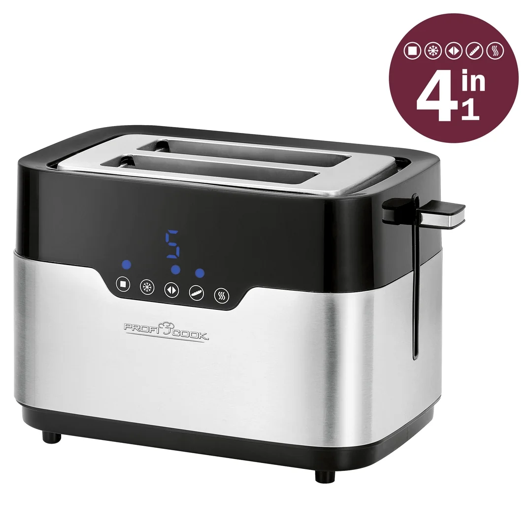 ProfiCook TA 1170 digitálny hriankovač z nerezovej ocele, 920 W