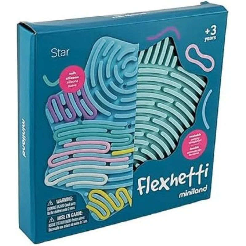Miniland - Flexihetti senzorické puzzle Hviezda