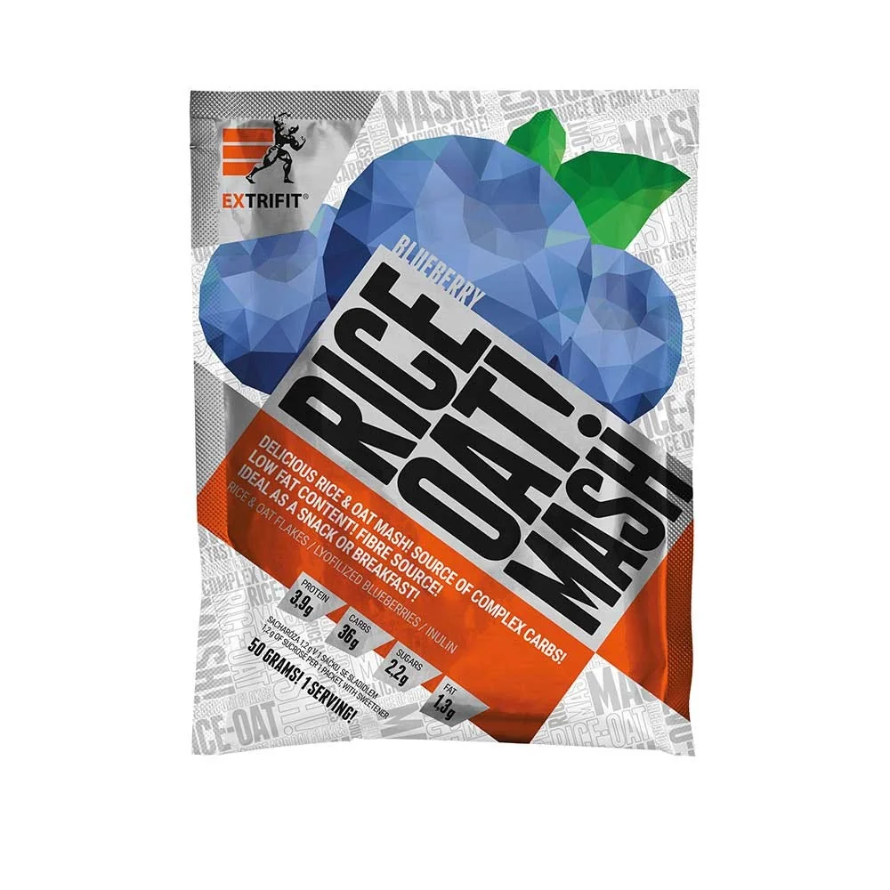 Extrifit RICE & OAT MASH - čučoriedka, 50g