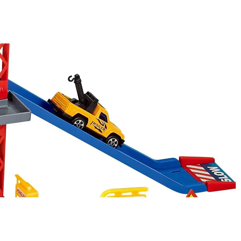 Parkovací dom pre autíčka s vrtuľníkom 59cm